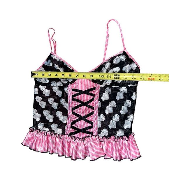 SHIRLEY OF HOLLYWOOD Marilyn Monroe Satin Corset Top Size M - Picture 7 of 7